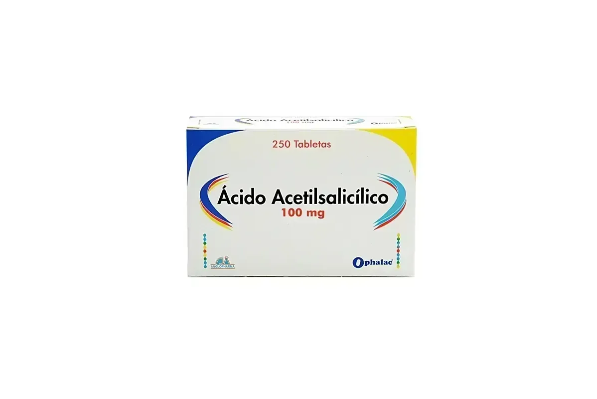 ACIDO ACETIL SALICILICO X 250 ANGLO