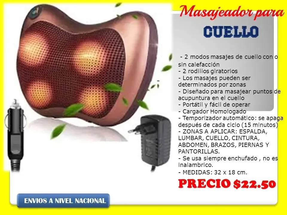Cojín masajeador  4