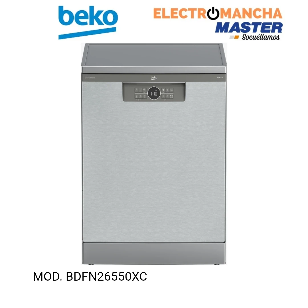 LAVAVAJILLAS BEKO BDFN26550XC B INOX 3 BANDEJA