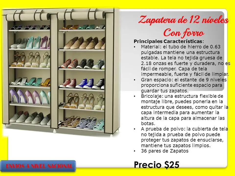 Zapatero de 12 niveles 2