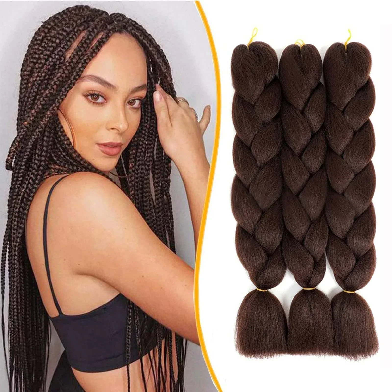 TRENZA AFRICANA EXTENSIÓN KANEKALON 4#