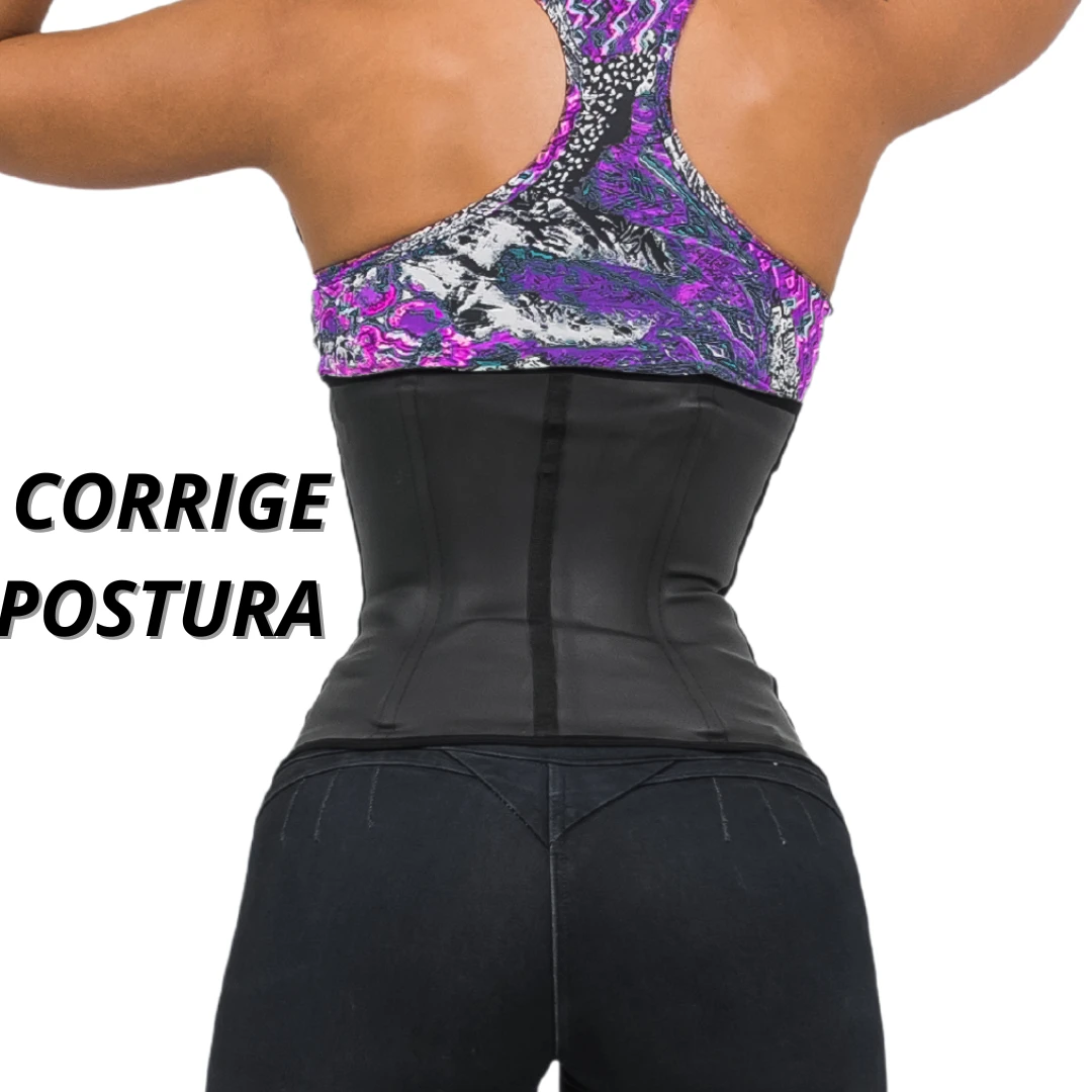 Faja Cinturilla Látex Reductora 3 Broches 4