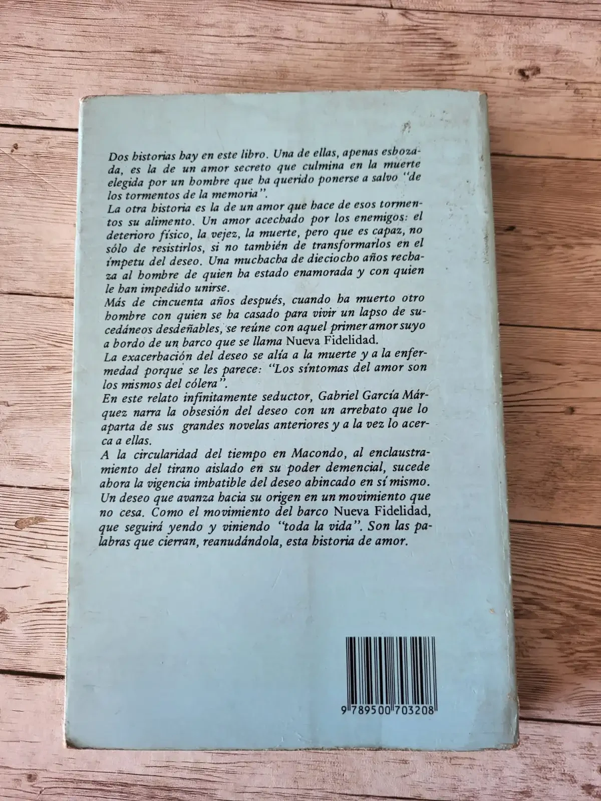  El amor en los tiempos del cólera / Gabriel García Márquez / Romance 2
