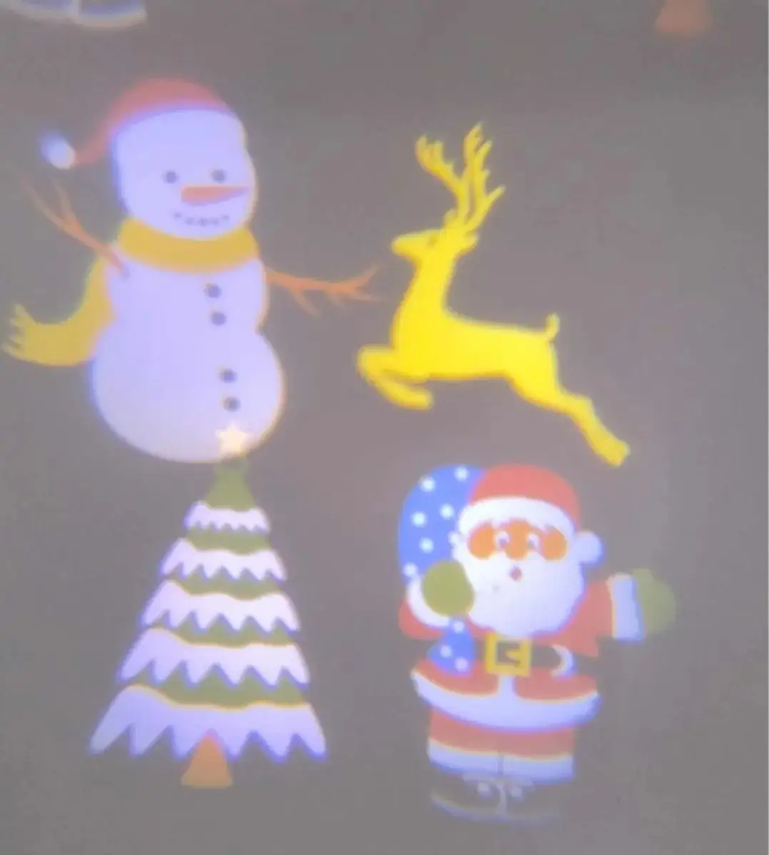 Super foco E27 proyector Halloween Navidad 6 discos giratorio 2