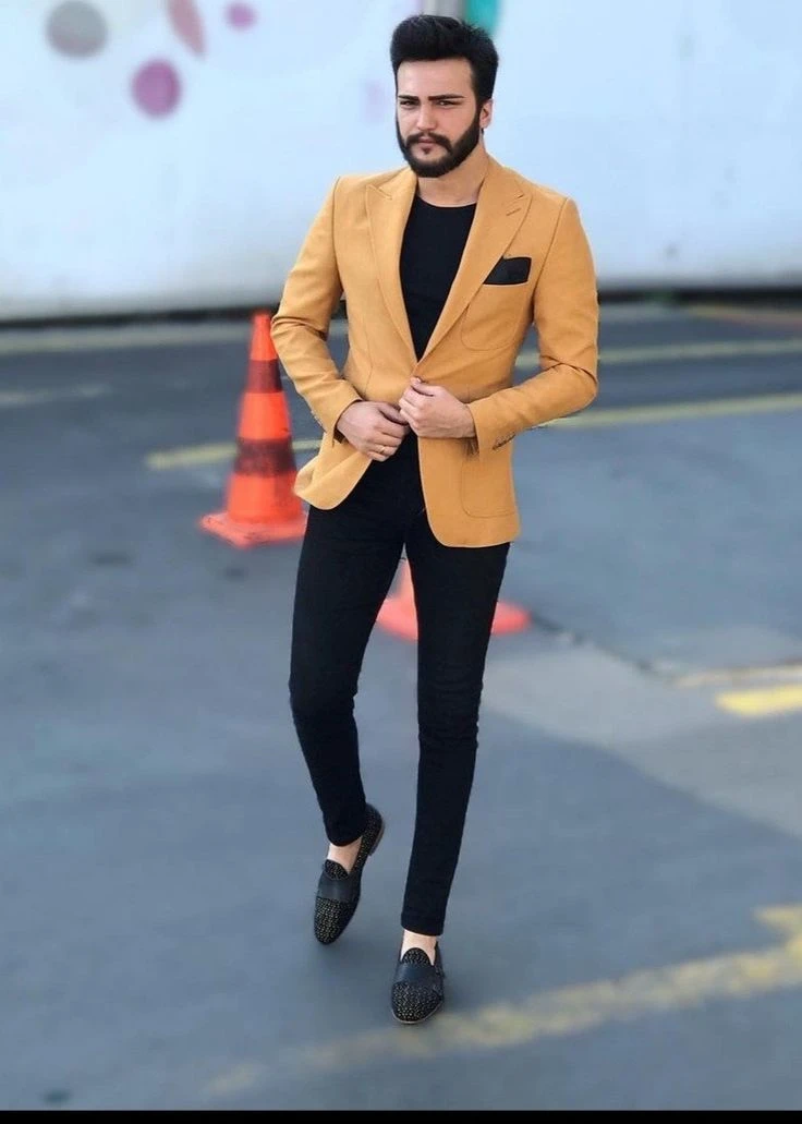 Blazers + pantalón de caballero Dril forro liso 3