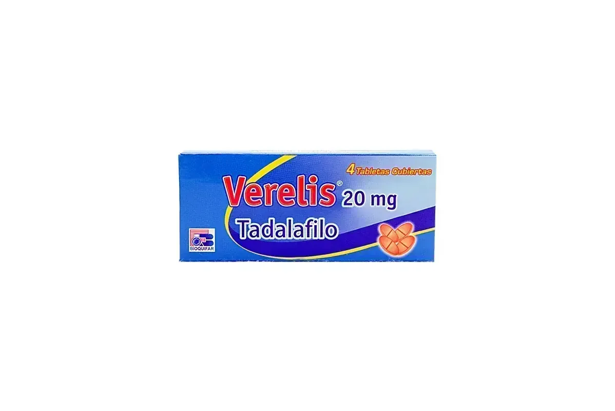 VERELIS 20 MG X 4 TBL