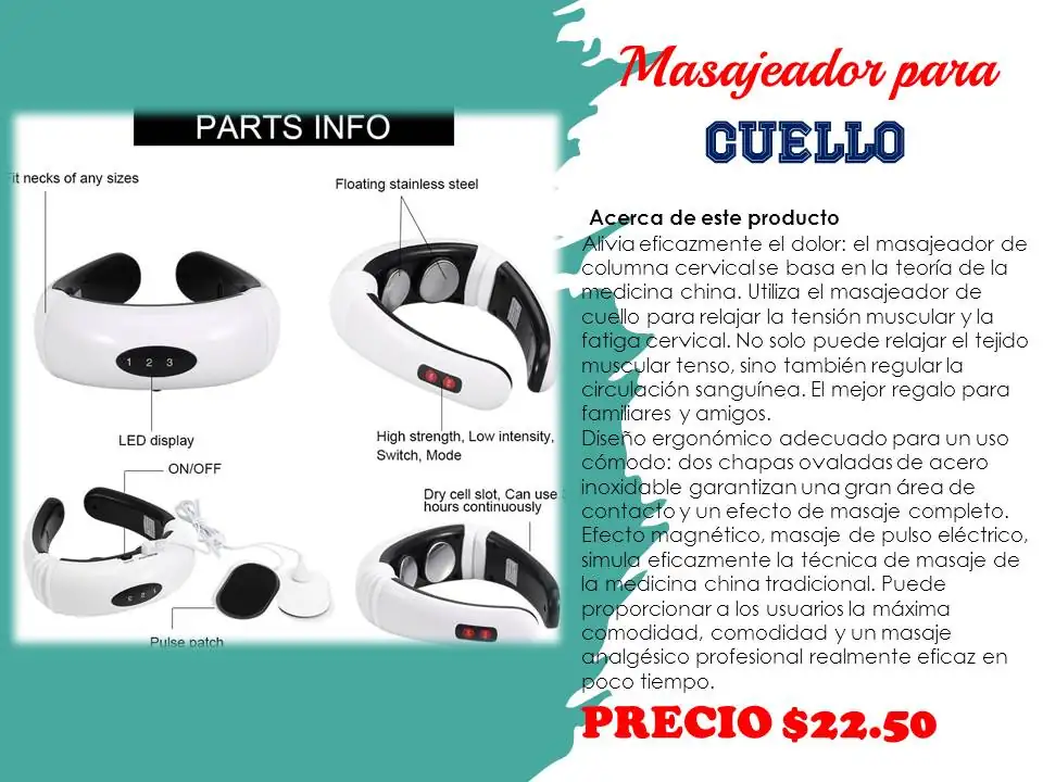 Masajeador para cuello  4