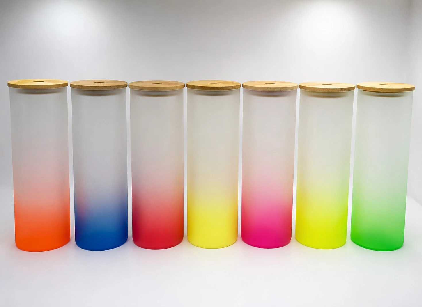 Vaso 15 Onz Fondo Color Tapa Bambu
