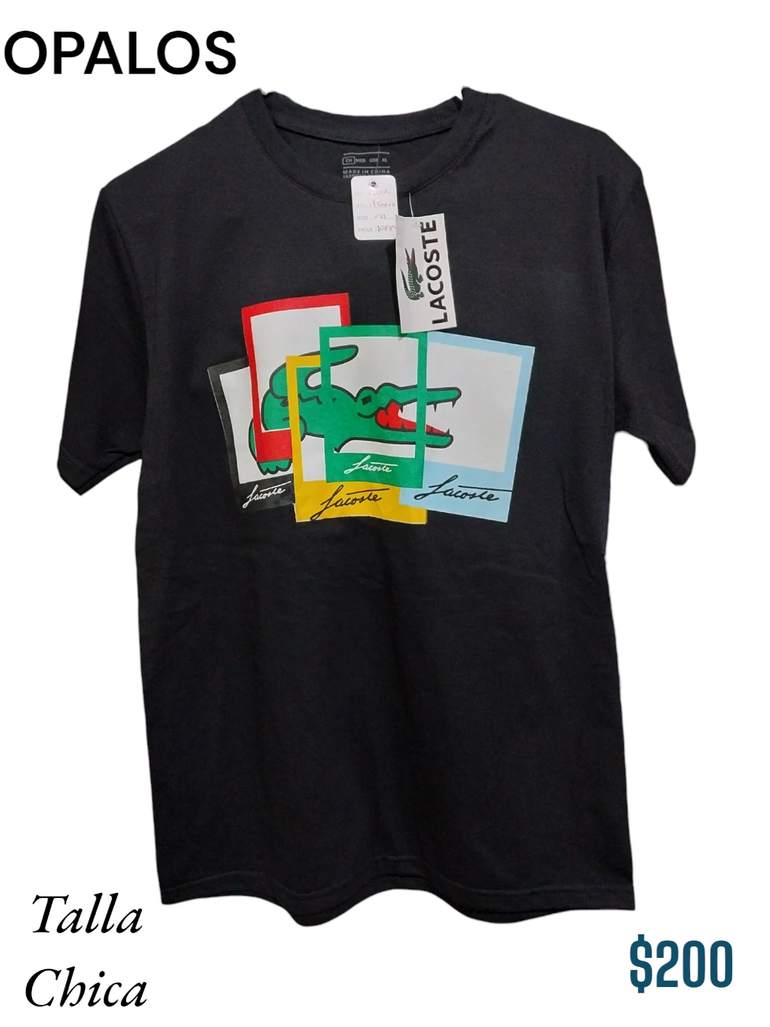 Playera talla Chica 