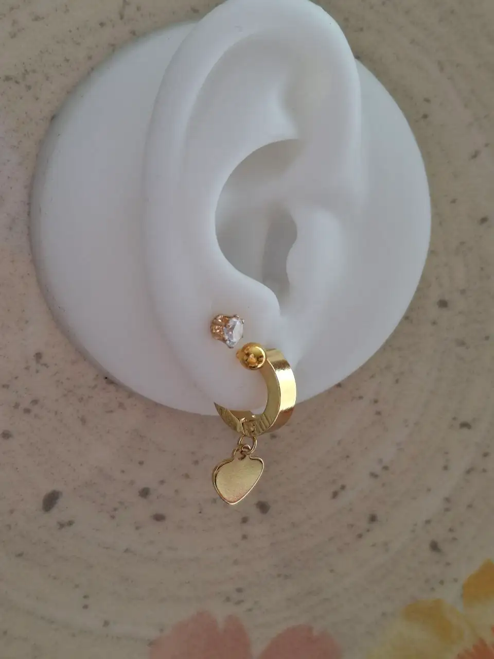 Set x3 Pares de Aretes Corazón REF: J05 3