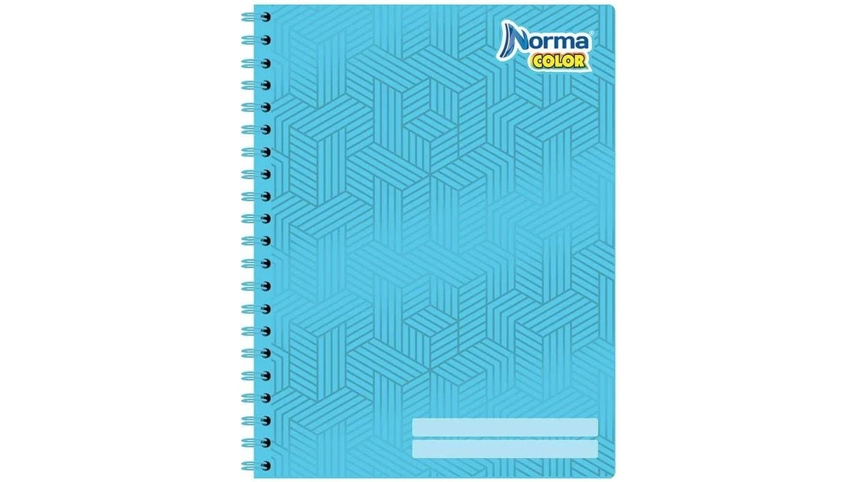 cuaderno  norma color c5 100h espiral 4