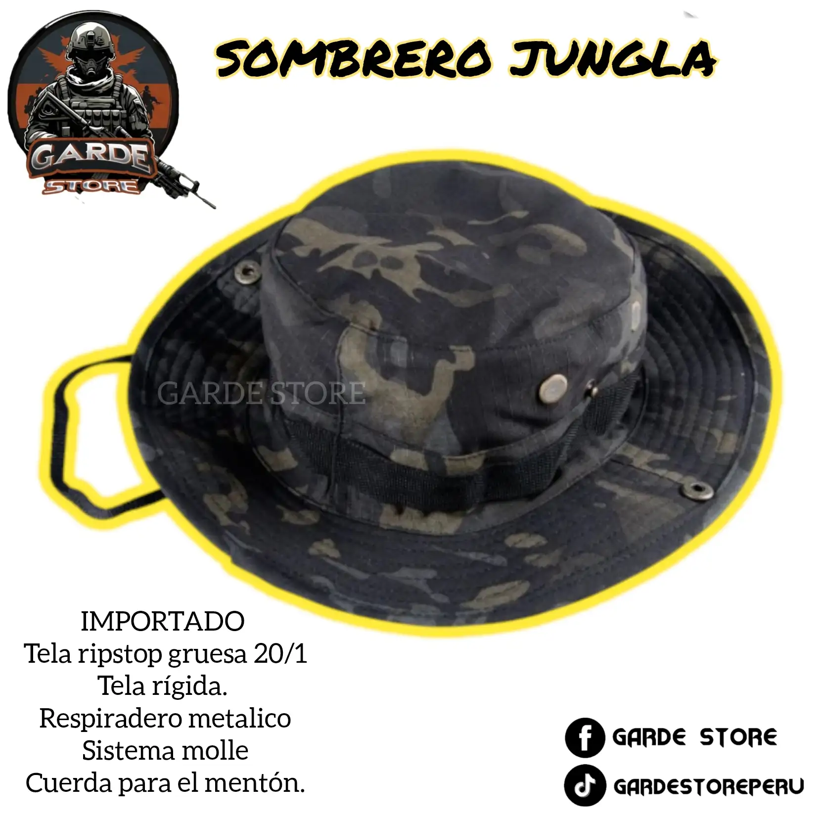Gorra jungla importado 20/1