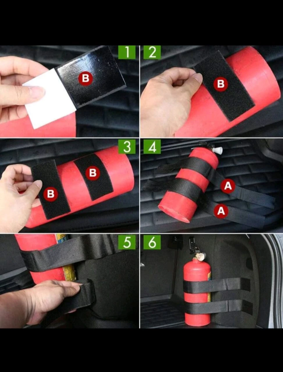Correas de Ganchos doble cara auto-ajustables 3