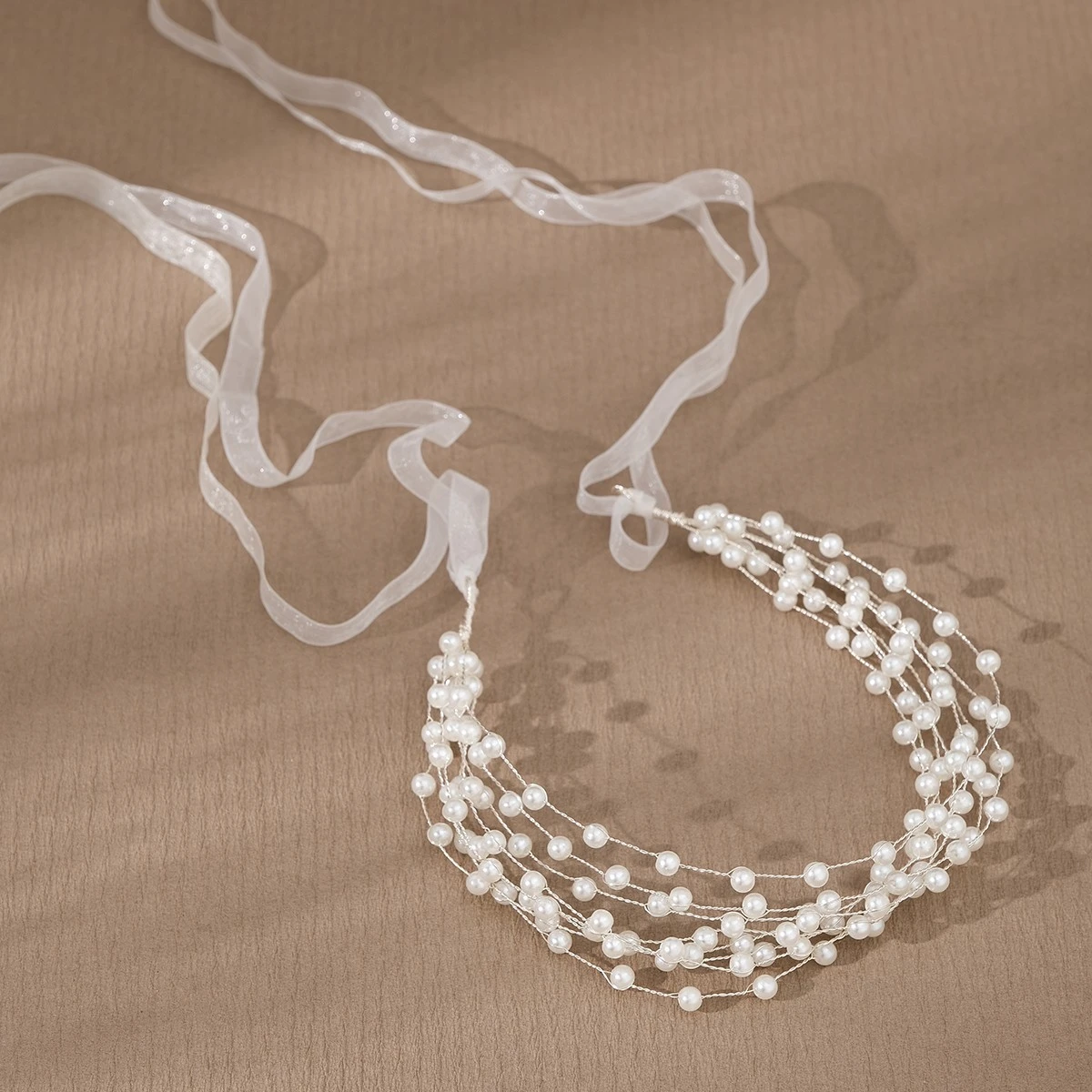 TIARA DE PERLAS ELEGANTES  3