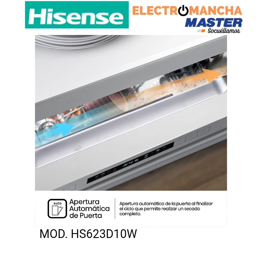 LAVAVAJILLAS HISENSE HS623D10W 3 BANDEJA BLANCO D 5