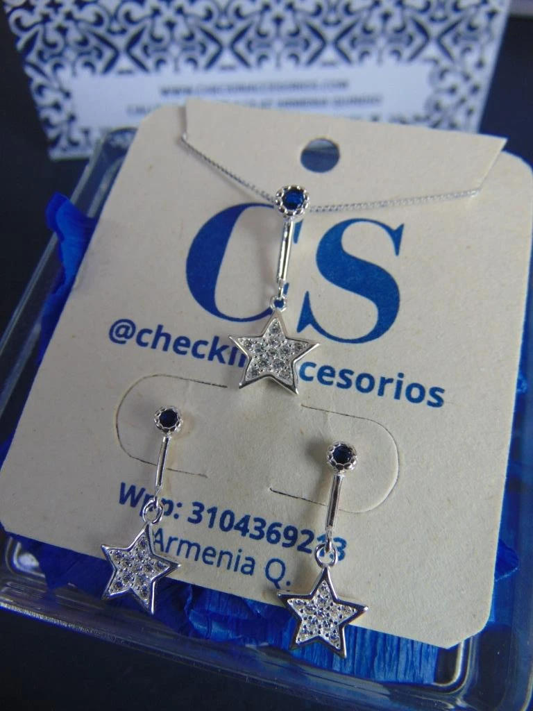 JUEGOS PLATA LEY 932 ESTRELLA PUNTO AZUL 2.5CM | 45CM LARGO 5