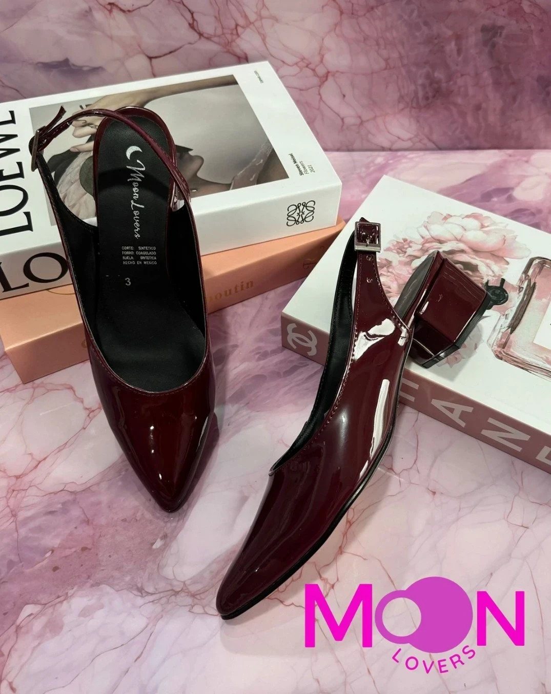 Mod.1010 Tacon Vino Charol 