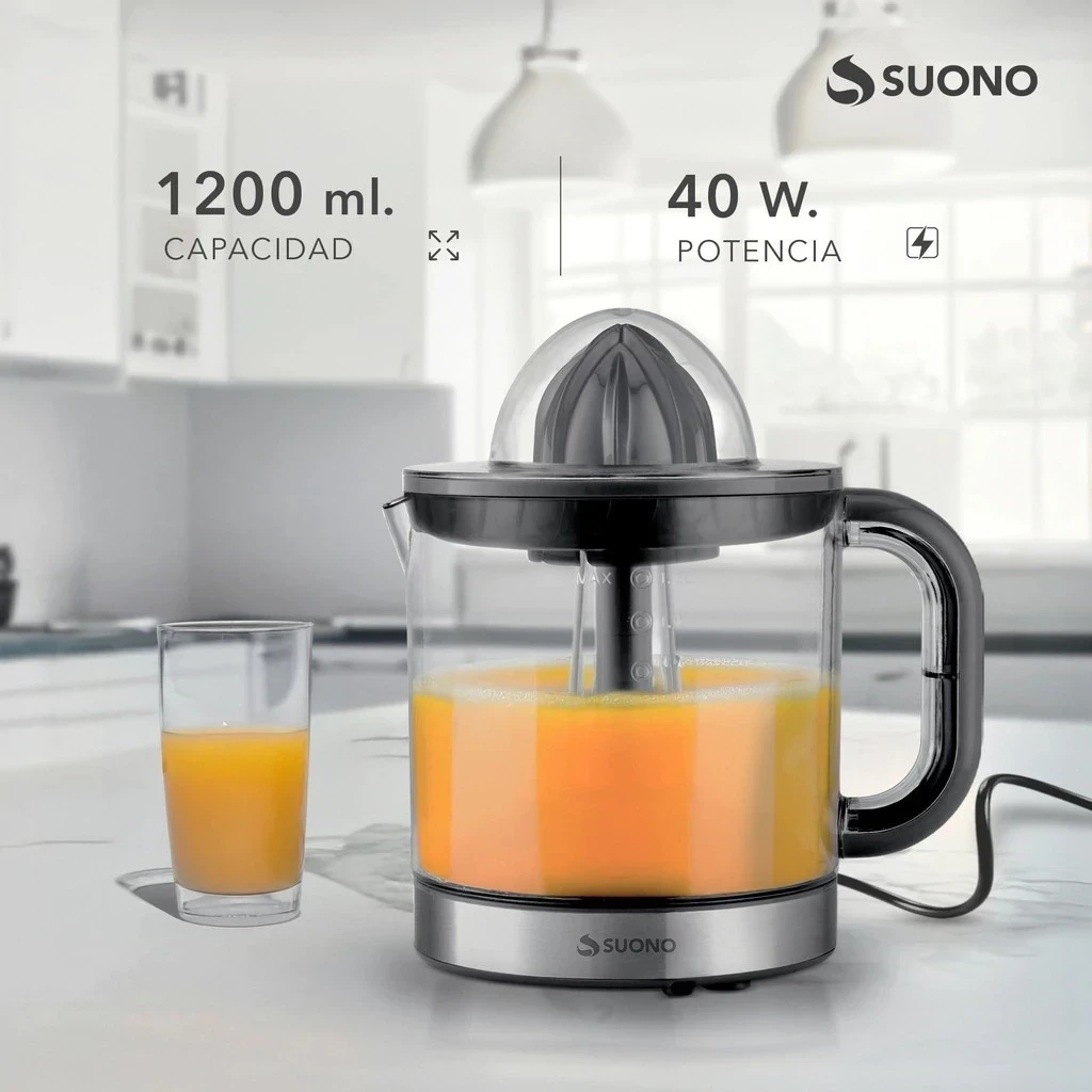 Exprimidor de Jugos Suono Pico Vertedor 1.2L 3