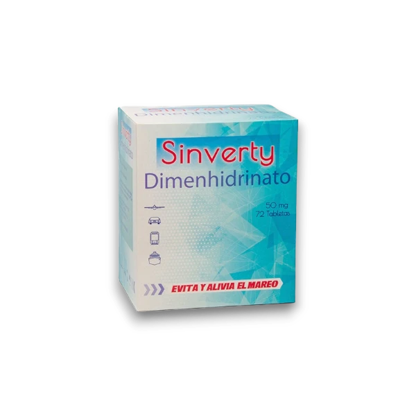 SINVERTY 50 MG DIMENHIDRATO X 72 TBL