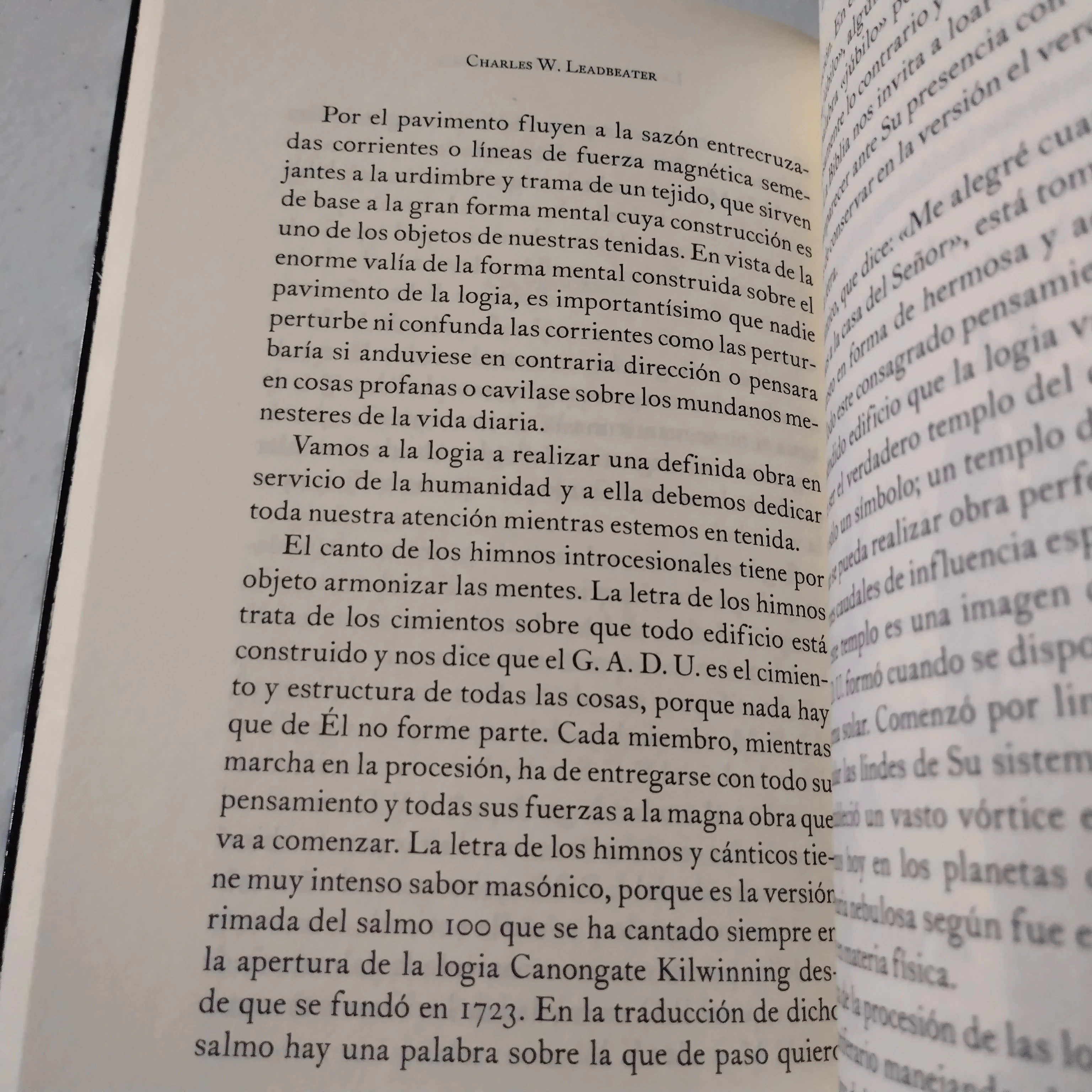 La vida oculta de la masonería, Ch.W Leadbeater, nuevo  3