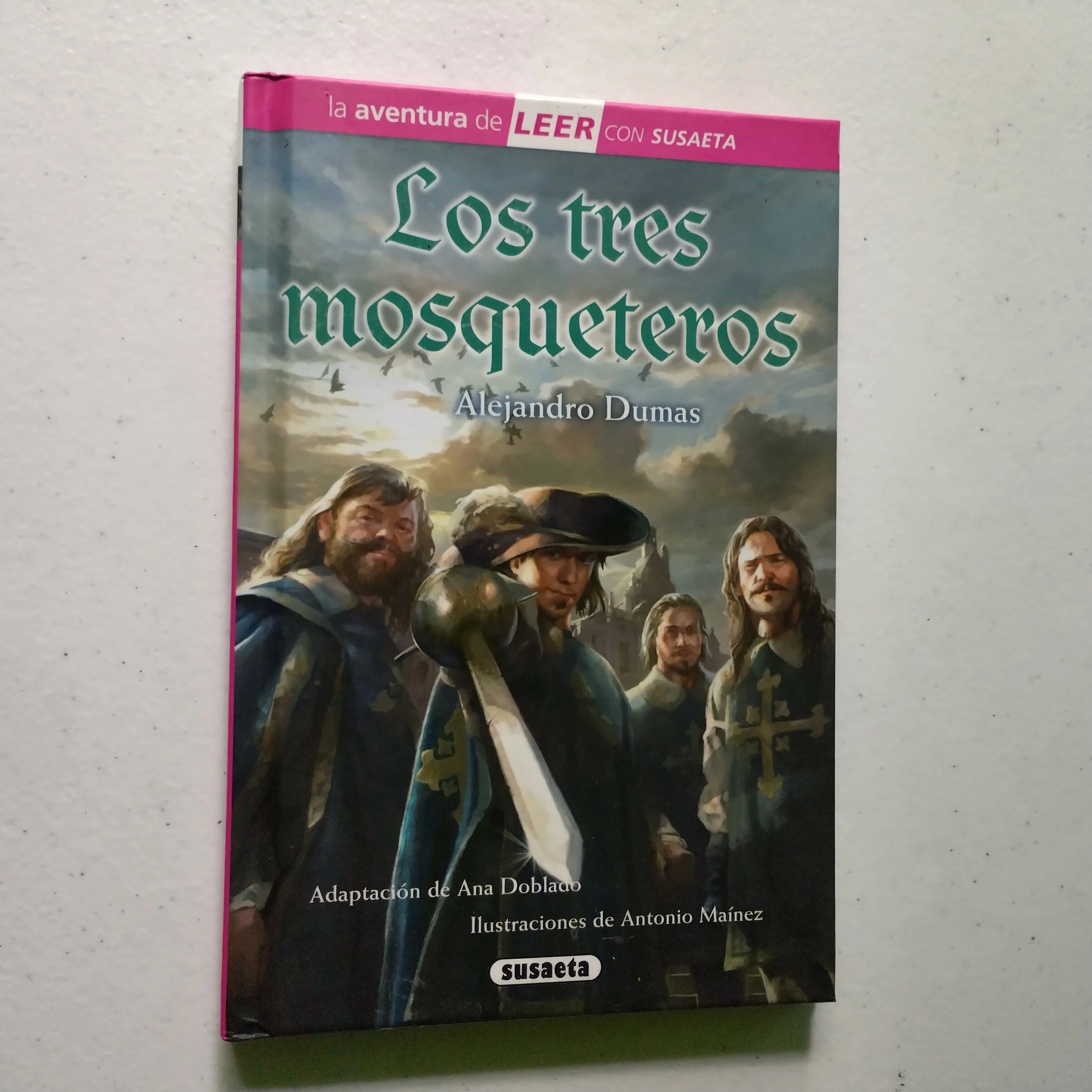 Los tres mosqueteros, Alejandro Dumas, infantil 