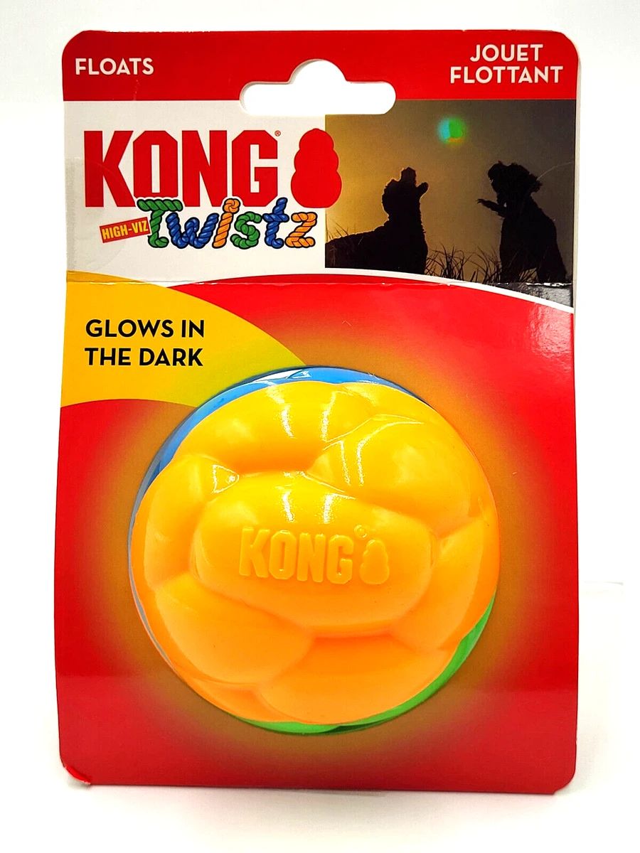 KONG TWIST HIGH-VIZ BALL