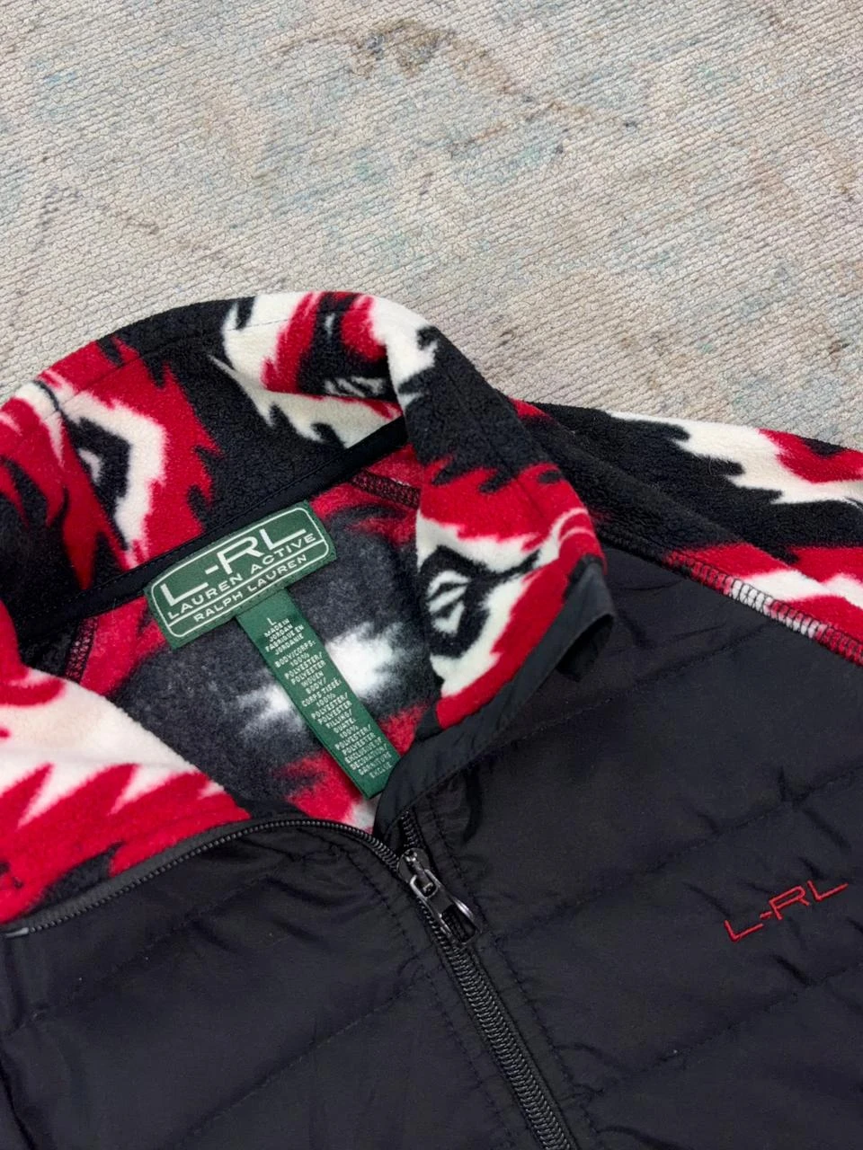LAUREN ACTIVE RALPH LAUREN HYBRID FLEECE JACKET 3