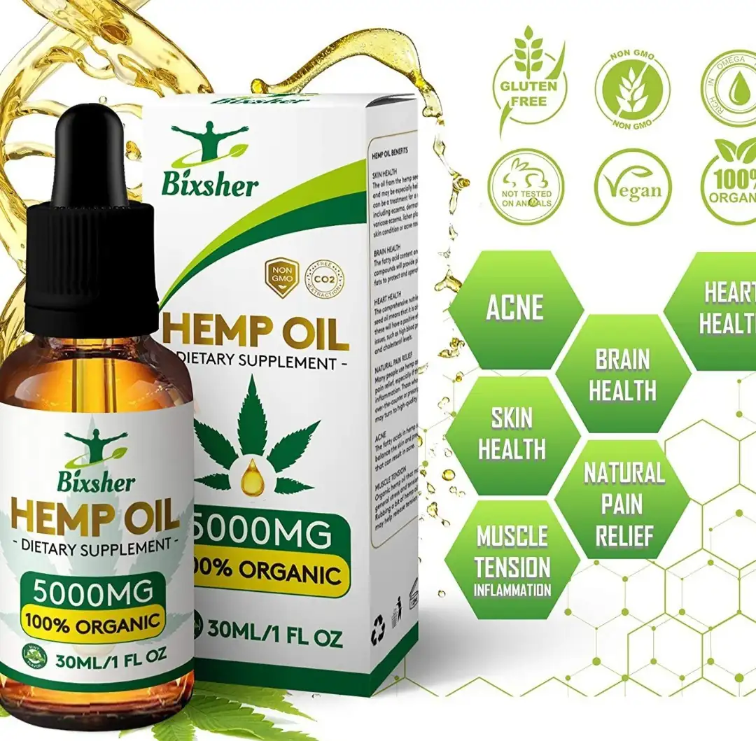 HEMP OIL Bixher 30 ml 5000 mg