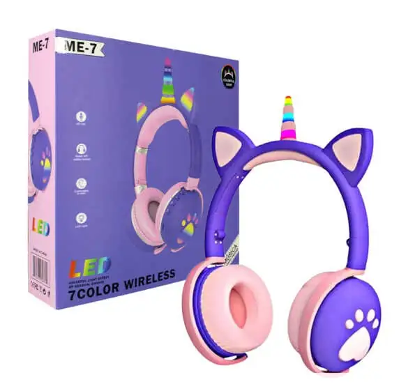 Diadema Bluetooth Varios Modelos Luz LED 