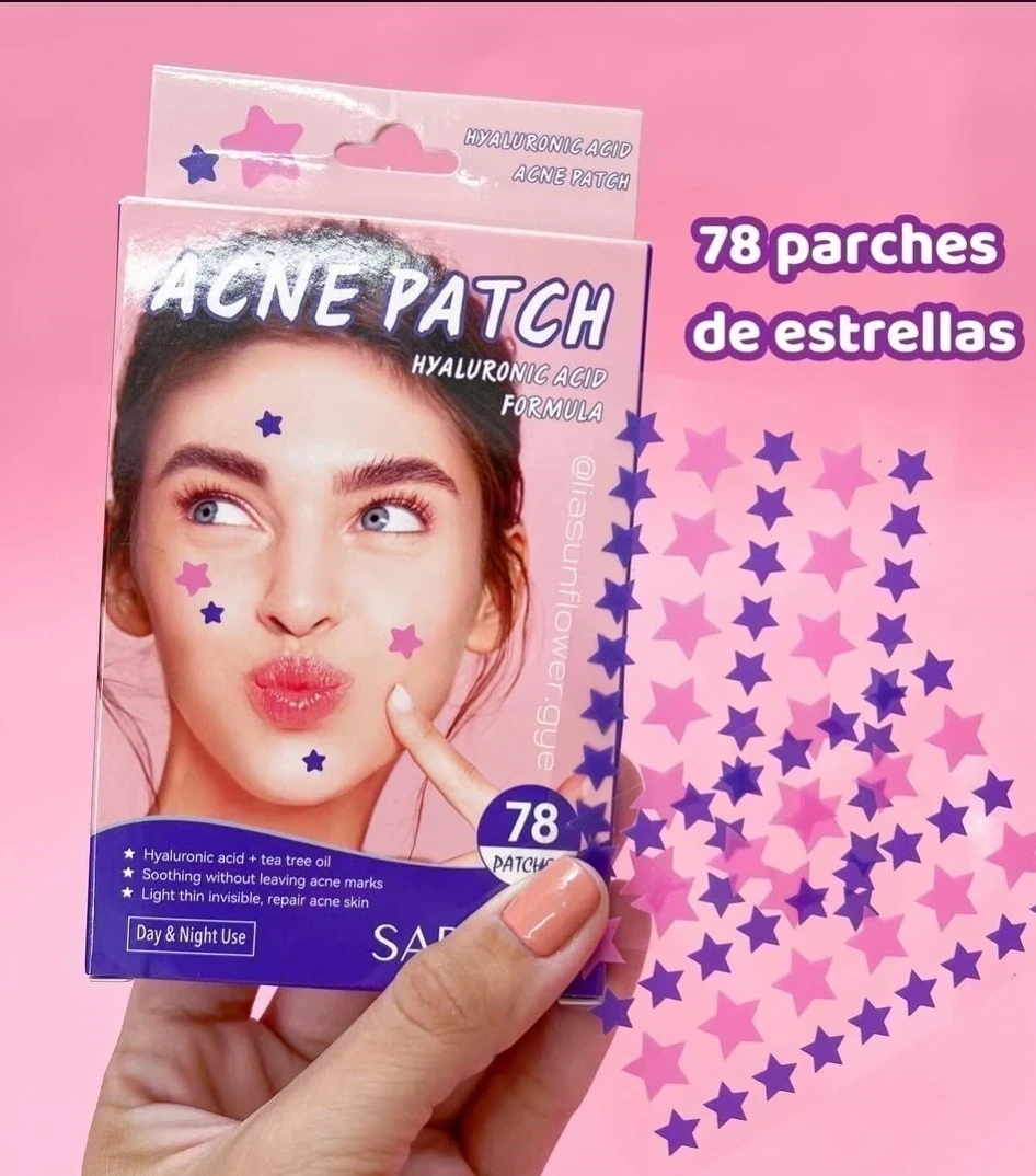 Parches para acné en forma de estrella 🌟