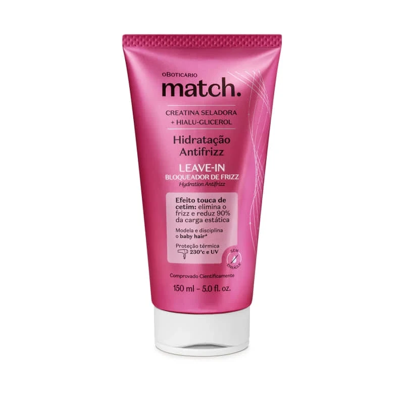 Match Frizz Blocker Hidratación Antifrizz Sin Aclarado 150ml