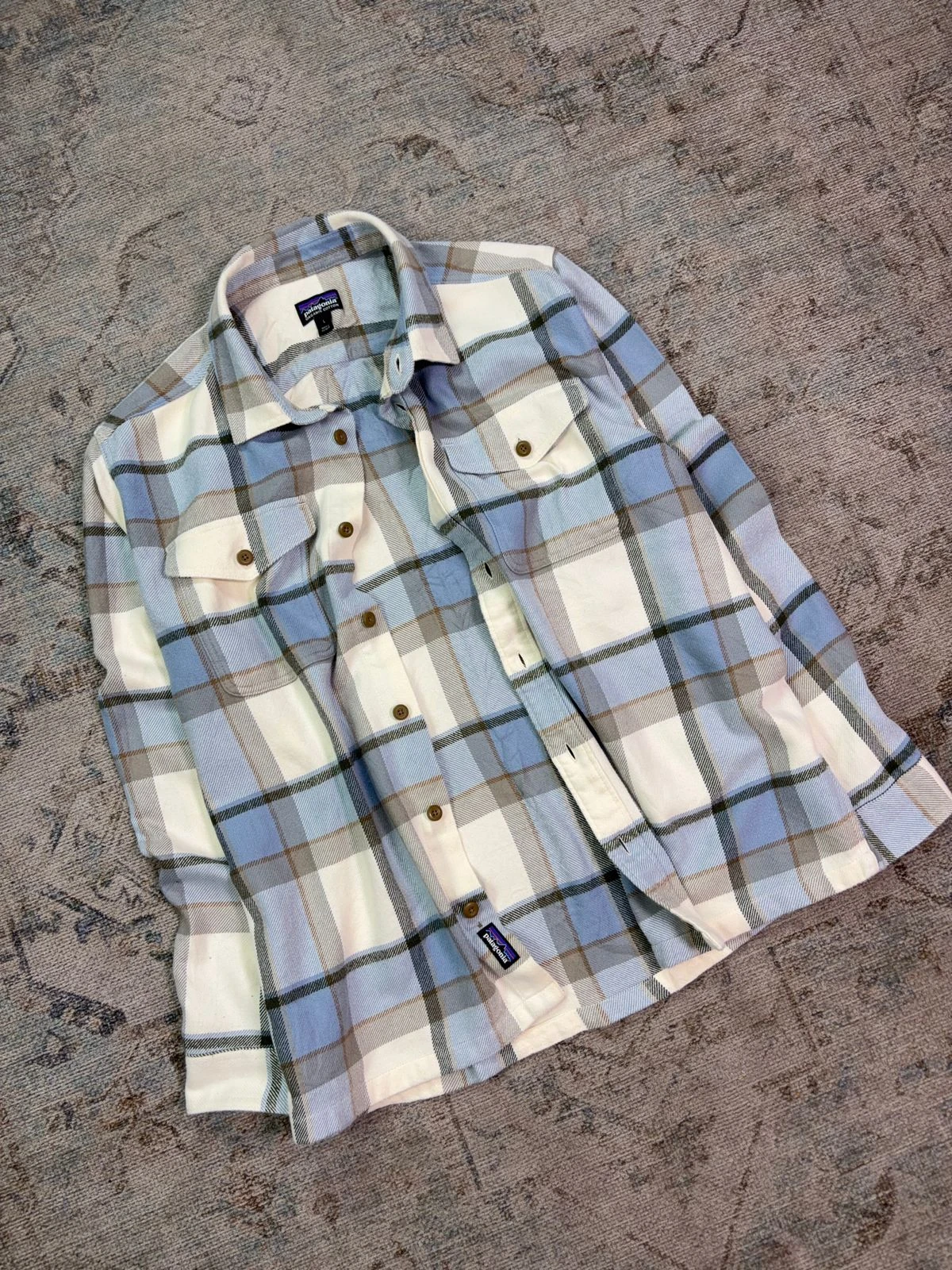 PATAGONIA ORGANIC COTTON LONG-SLEEVE FJORD FLANNEL SHIRT