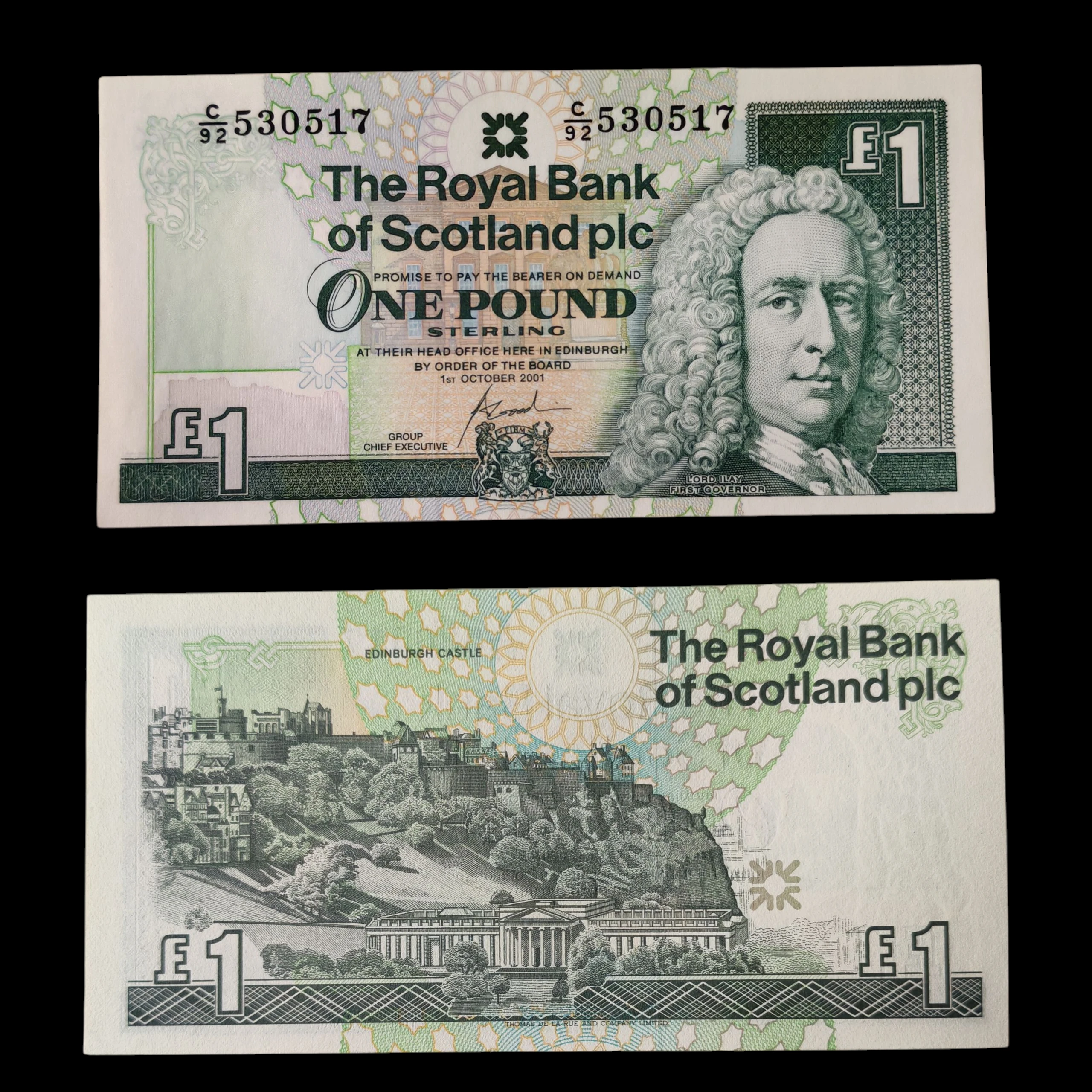 ° Escocia 1 libra UNC