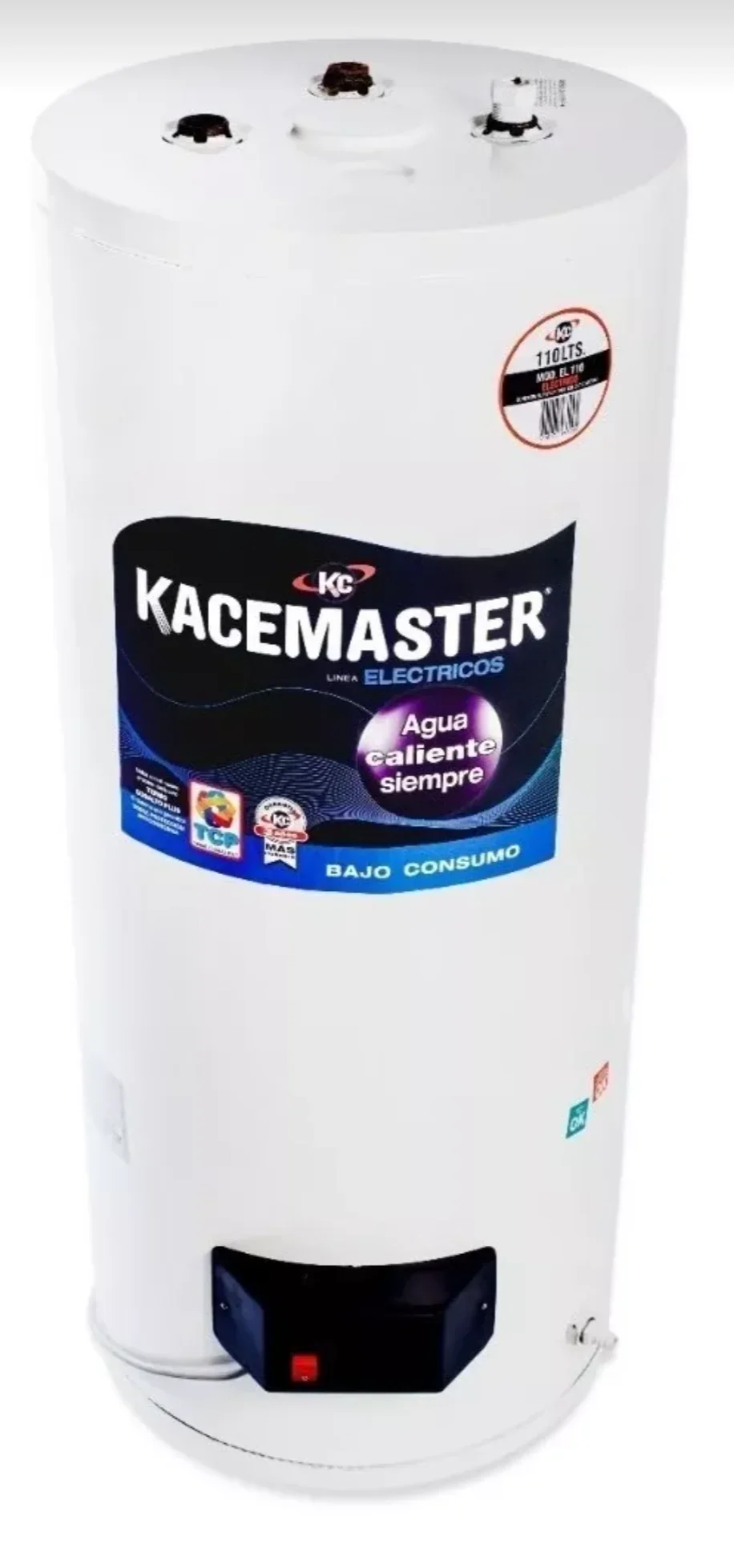 Termotanque KACEMASTER ELECT. 110Lts car. Sup