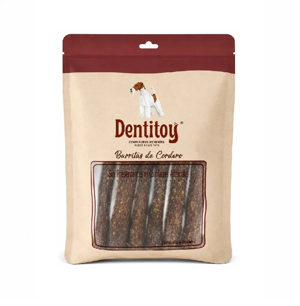 Snack Deshidratado Para Perros Barritas De Cordero X 6 Unidades