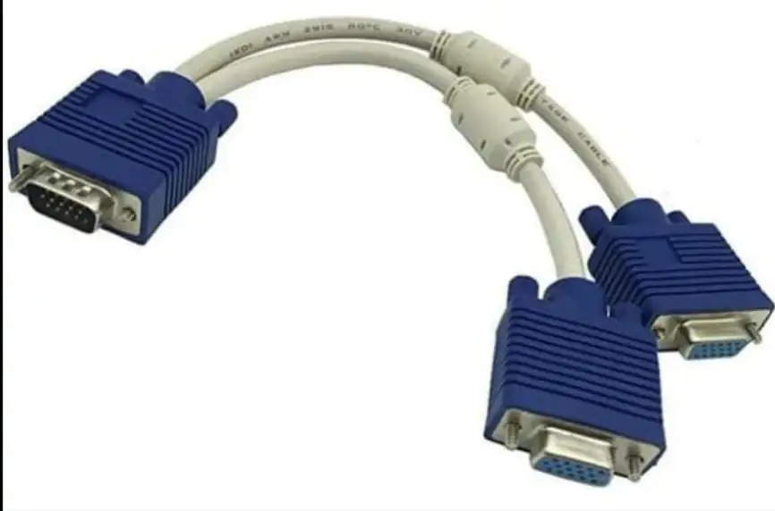 CABLE EXTENSOR DE 2 PUERTOS VGA