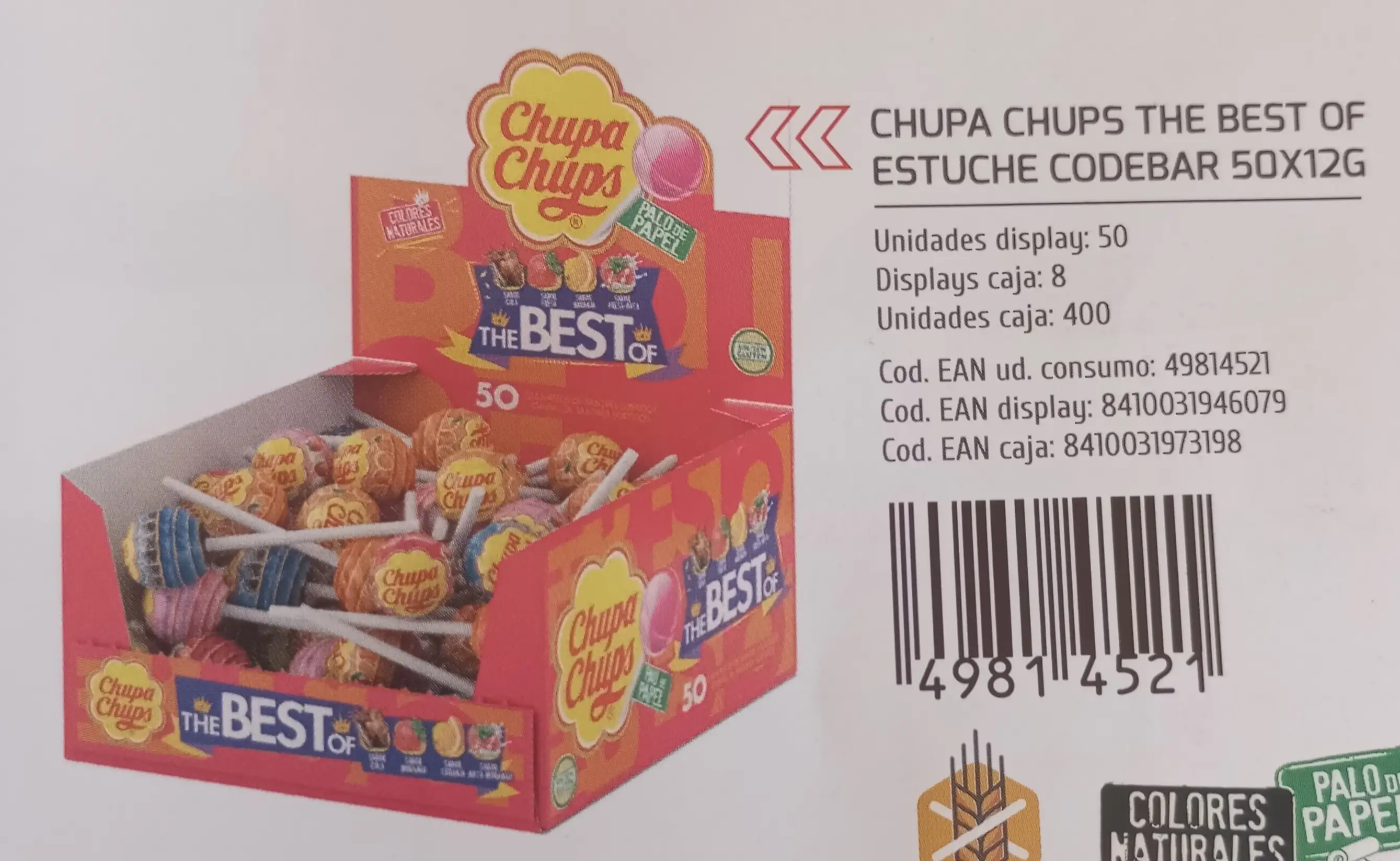 CHUPA CHUPS THE BEST OF ESTUCHE CODEBSR 