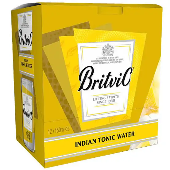 Agua Tónica BRITVIC Lata 150ml 2