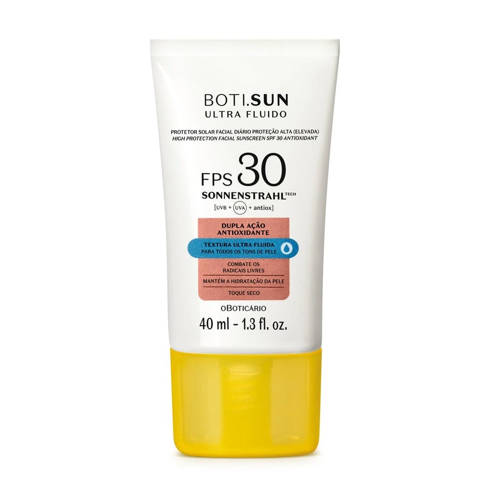Protector solar facial diario antioxidante fps 30/ 40 ml ultra fluid botisun
