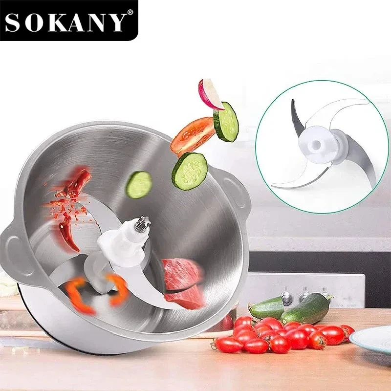 Procesador de alimentos pica todo 2 litros Sokany  2