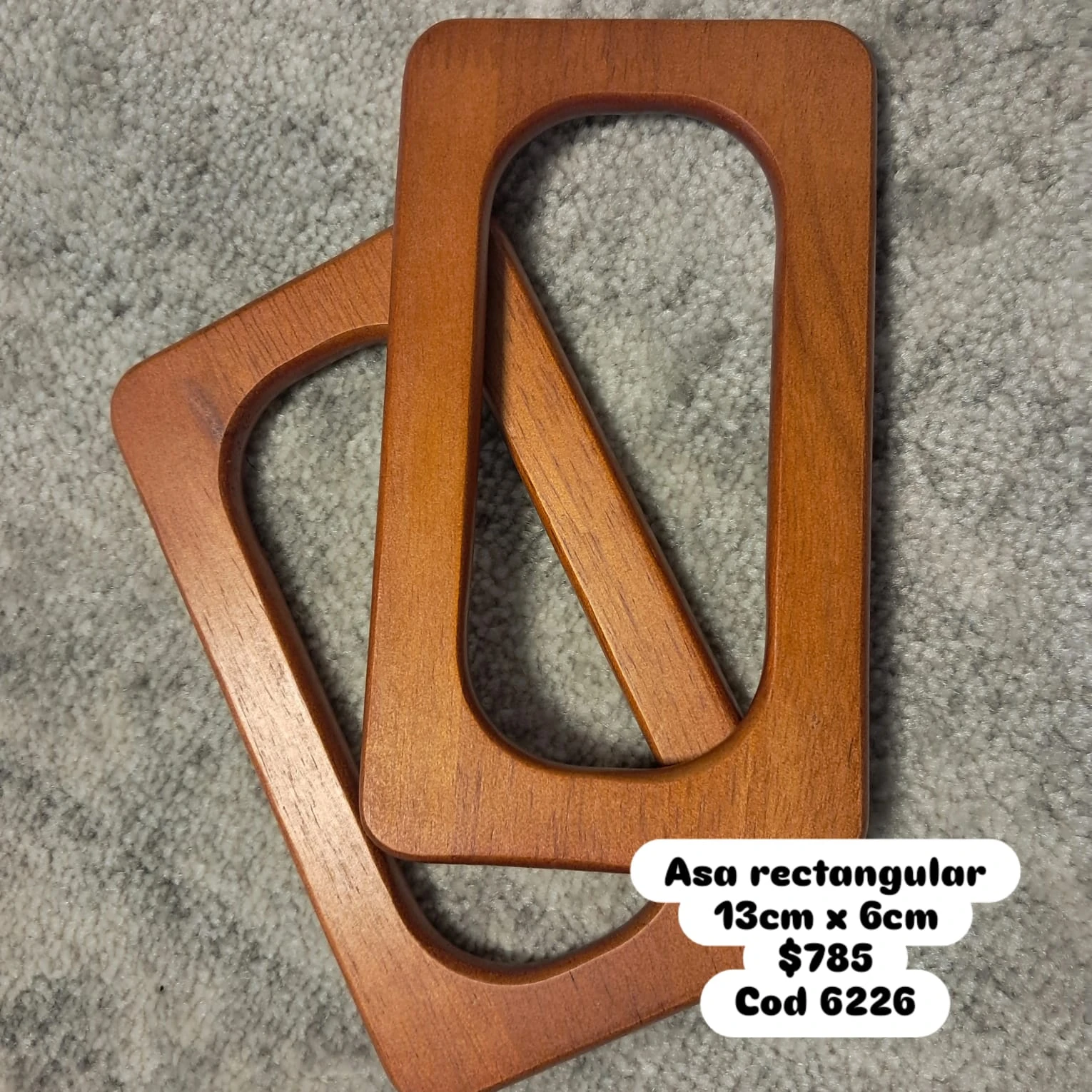 ASA RECTANGULAR MARRON
