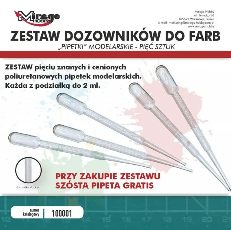 Juego de pipetas MIRAGE [5+1 gratis]