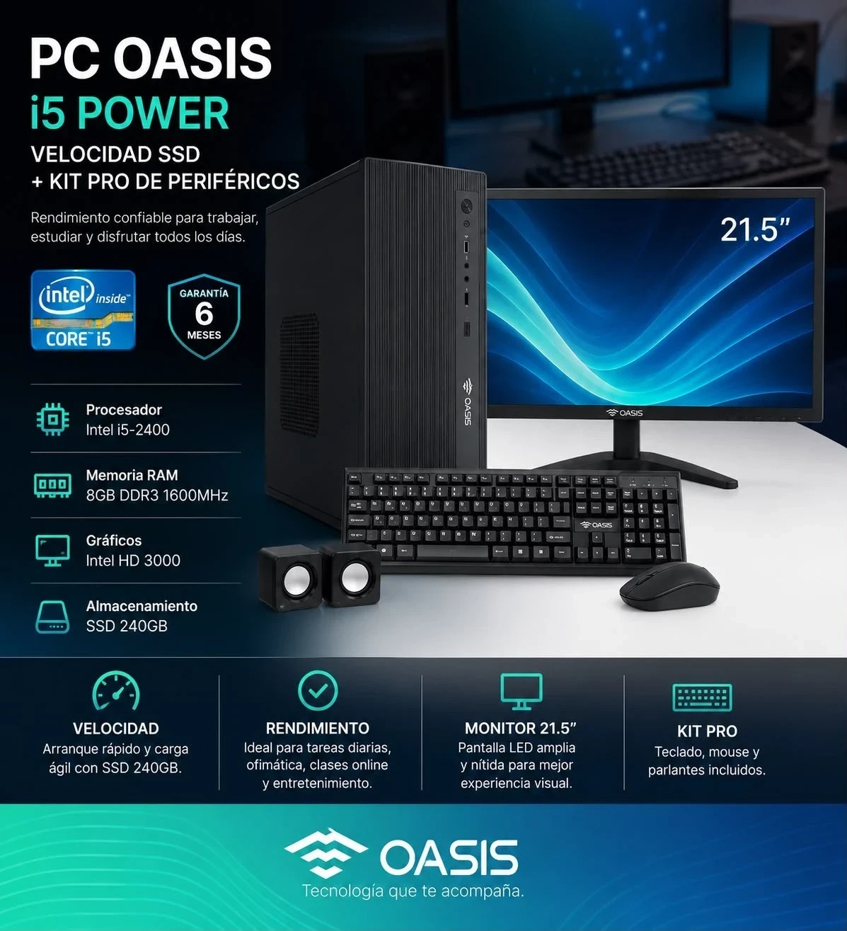 PC COMPLETA I5POWER
