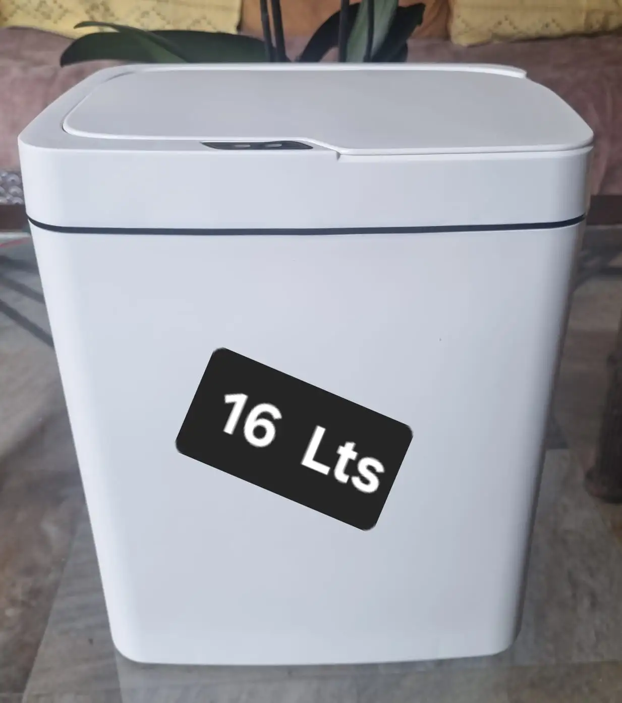 Cesto para basura 16 L tapa inteligente