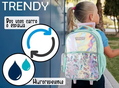 MOCHILA CON CARRO TRENDY  4