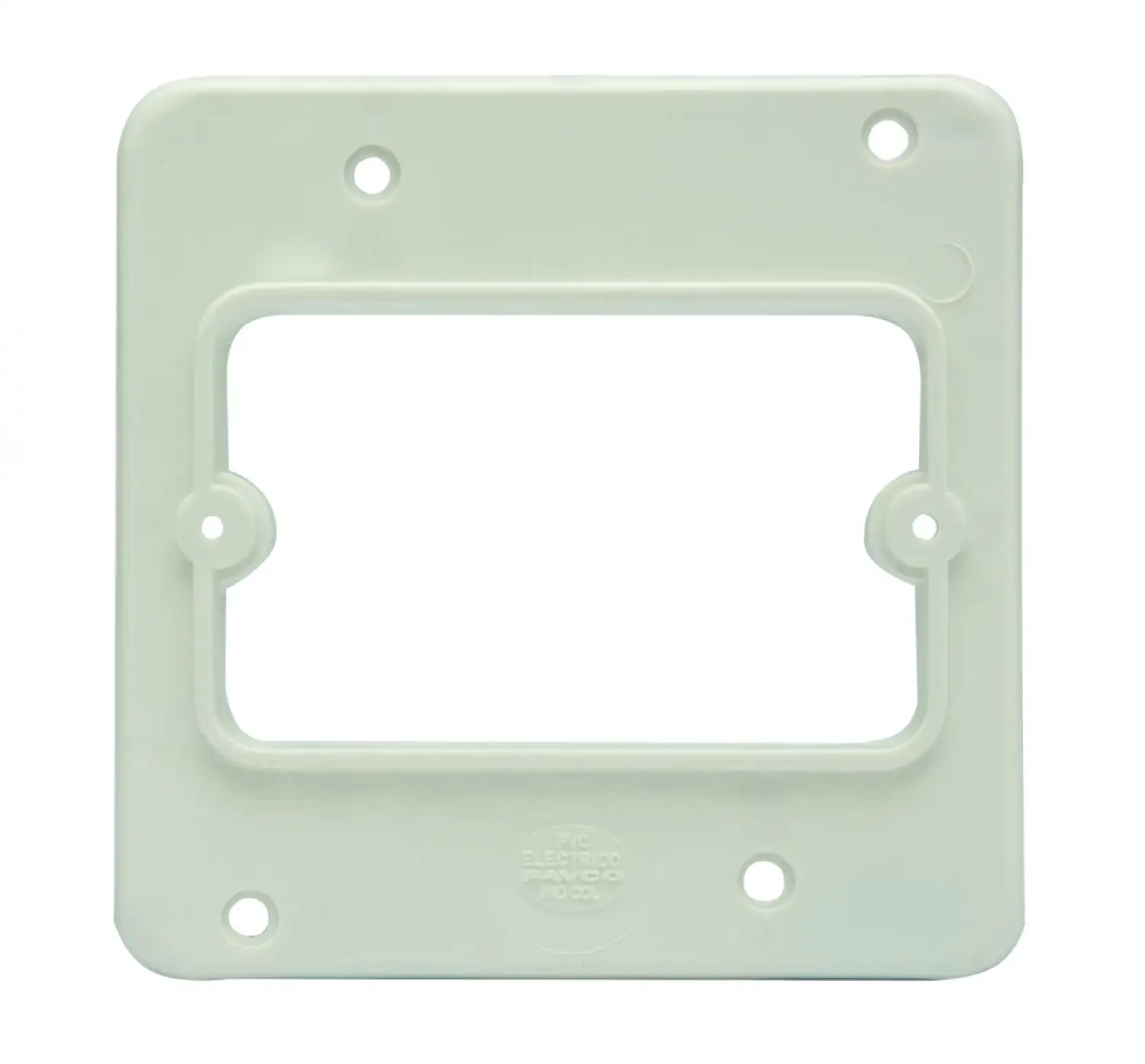Tapa flux 4x4 pvc