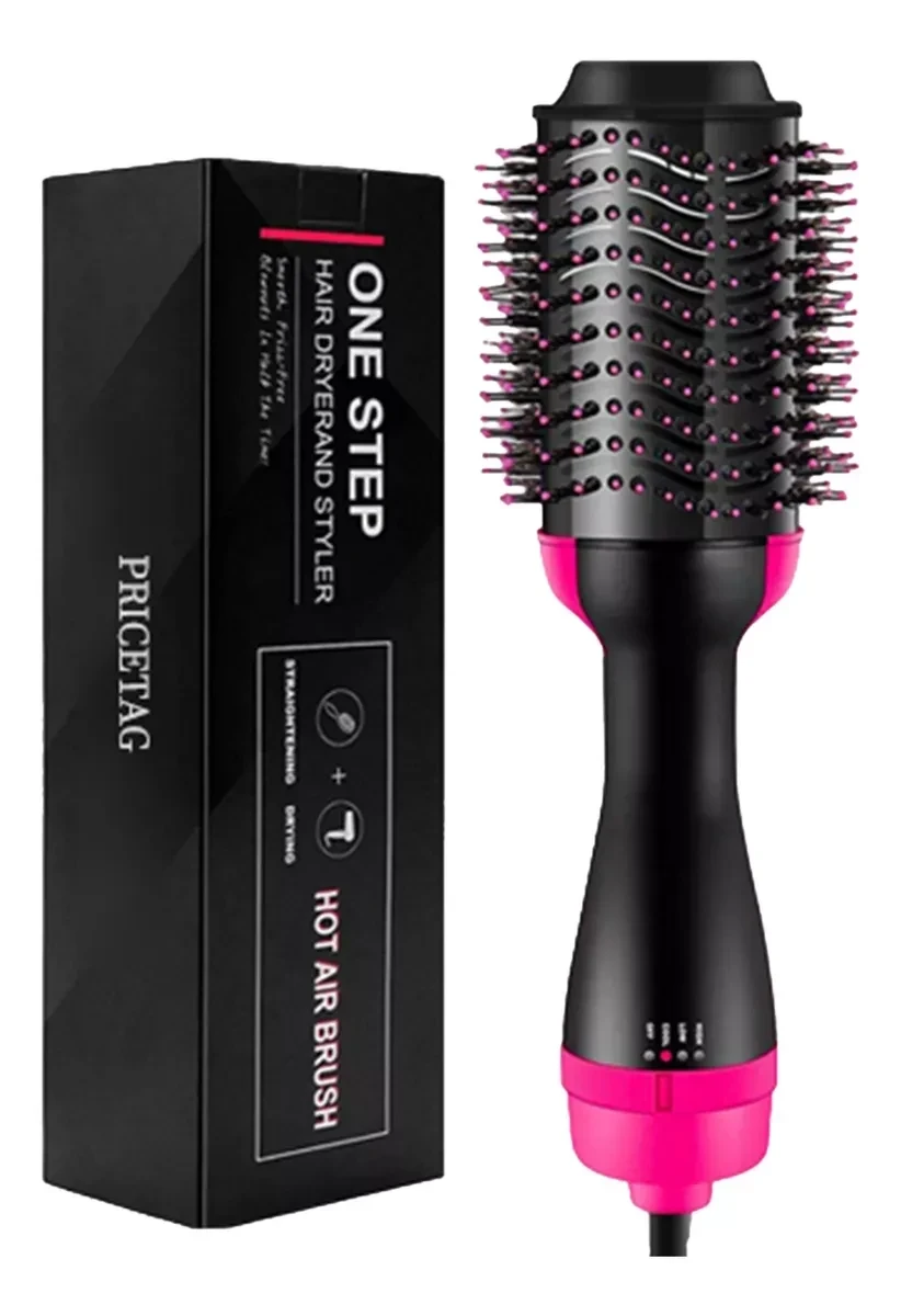 Cepillo 3 En 1 Secador Alisador Plancha Pelo Electrico Cabello 2