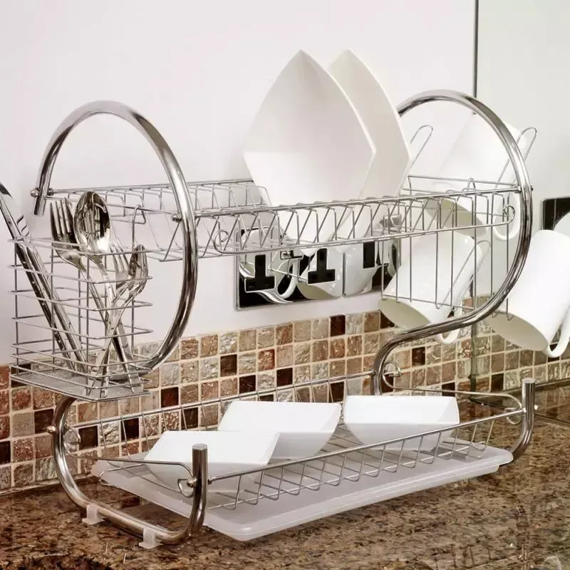 ESCURRIDOR DE PLATOS ACERO INOX DE COCINA  5