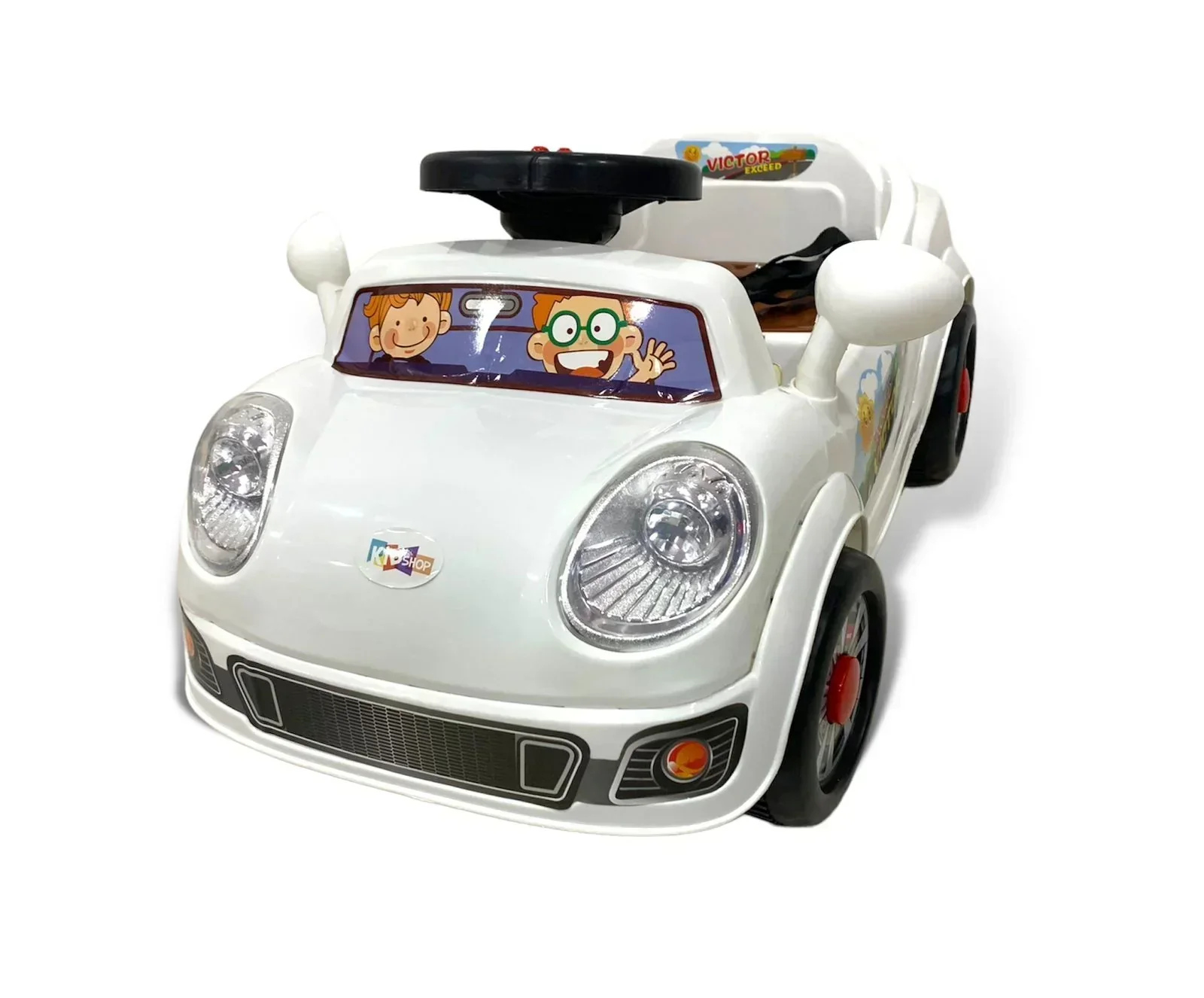 Carro Recargable Electrico Montable Con Control Remoto 4