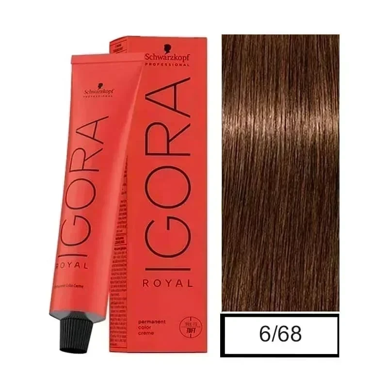 igora 6.68 tinte rubio oscuro marron rojo